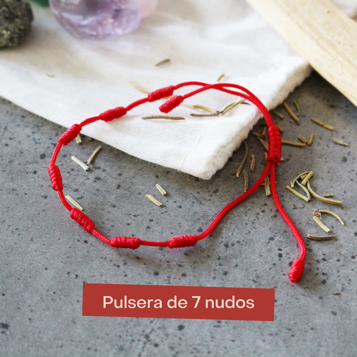 Pulsera 7 nudos